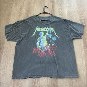 Metallica '...And Justice for All' Black Graphic Tee